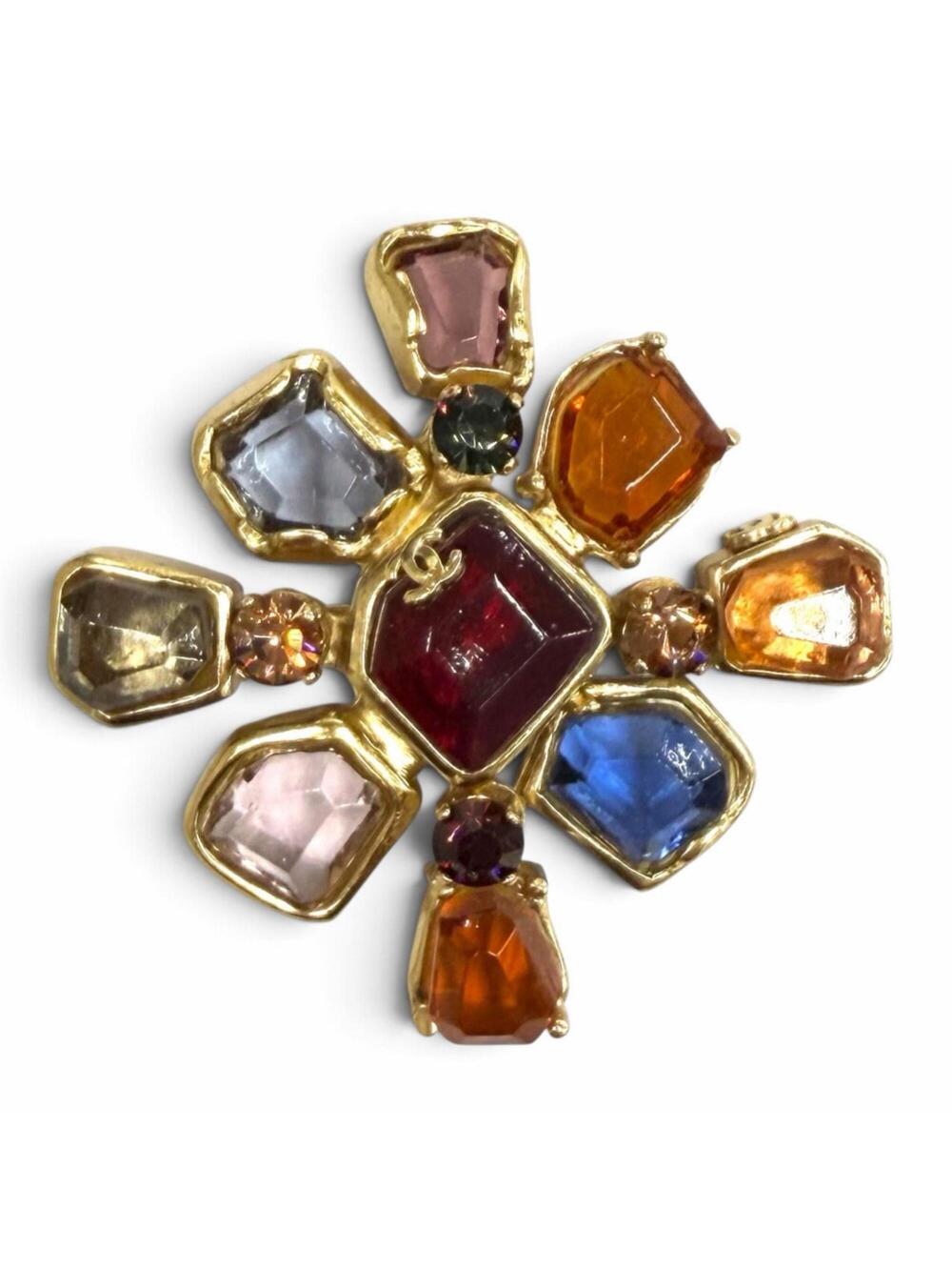 Chanel Cc Logo Brooch Metal #371426C14B